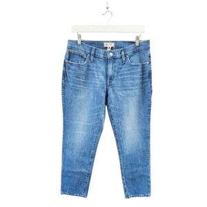 Madewell The Low Rise Perfect Vintage Jeans Women Size 31 Straight Leg Blue New